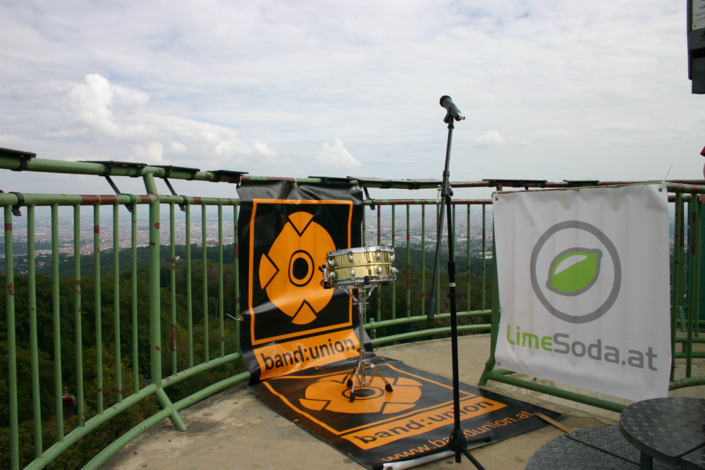 Bandunion-Motiv mit Banner