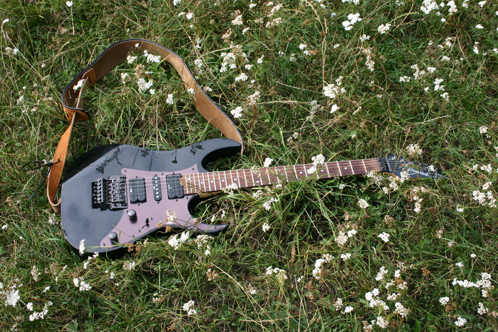 Gitarre im Freien